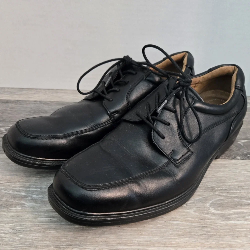 French Shriner‎ Mens Size 11M Black Leather Lace up shoes Raleigh